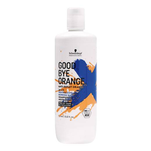 Shampooing neutralisant Goodbye orange de la marque Schwarzkopf Professional Gamme Goodbye Contenance 1000ml