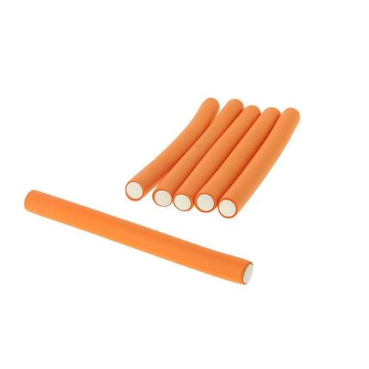 Flexi rollers 16mmx18cm x6 Orange de la marque Coiffeo