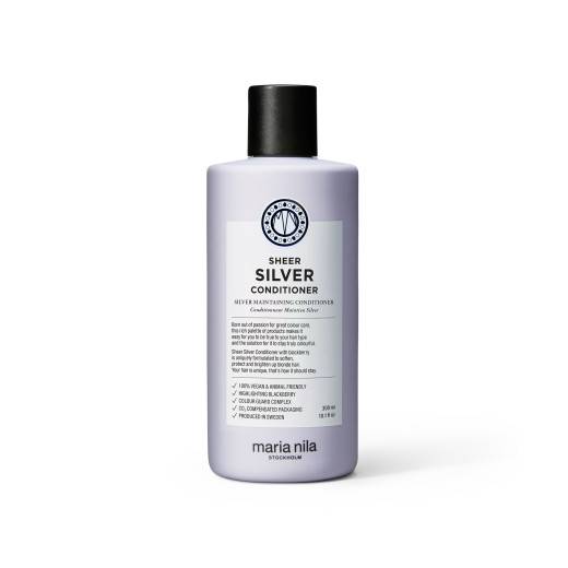 Après-shampooing déjaunisseur Sheer Silver de la marque Maria Nila Gamme Care & Style Contenance 300ml