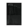 Set 5 pinceaux maquillage + trousse 15x21,7cm