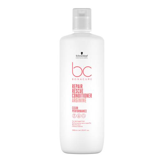 Baume pour cheveux abîmés Repair Rescue de la marque Schwarzkopf Professional Contenance 1000ml