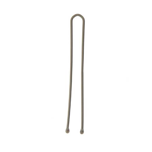 Epingles à chignon bouts perlés 50mm Bronze de la marque Coiffeo Contenance 500g