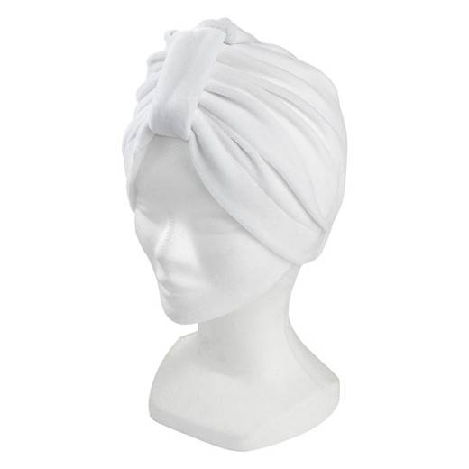 Bonnet turban Blanc de la marque Peggy Sage