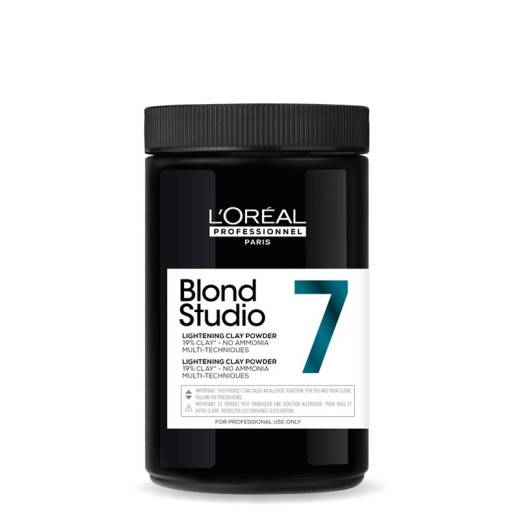 Poudre décolorante à l'argile Blond Studio 7 500g de la marque L'Oréal Professionnel Gamme Blond Studio Contenance 500g