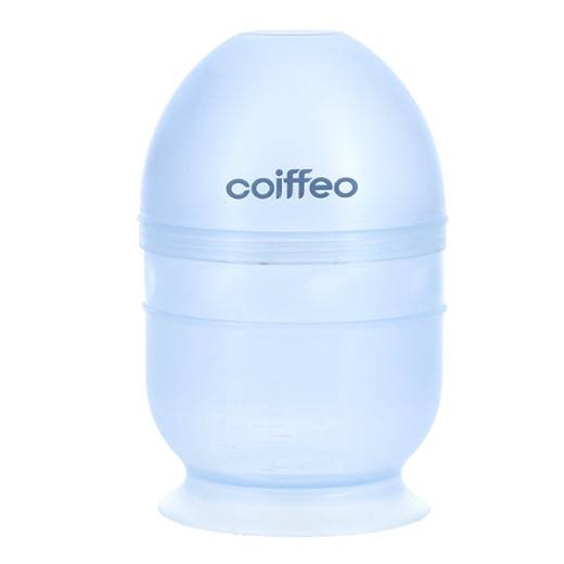 Shaker transparent bleu de la marque Coiffeo