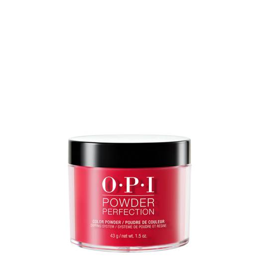 Poudre de couleur Powder Perfection Red Hot Rio de la marque OPI Contenance 43g