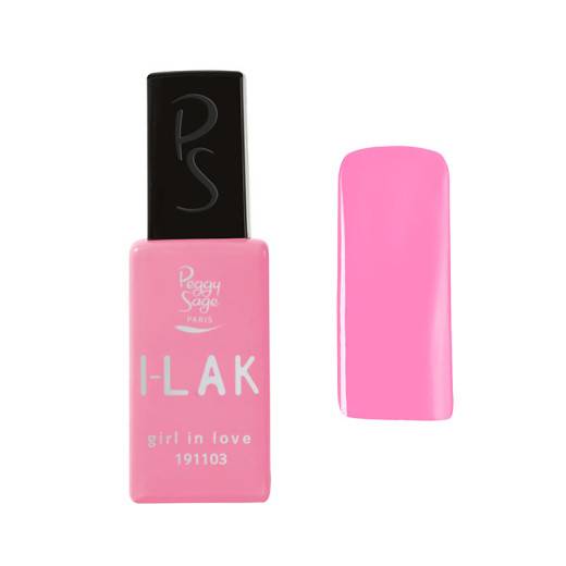 Vernis semi-permanent I-LAK - Girl in love de la marque Peggy Sage Contenance 11ml