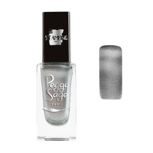 Vernis à ongles Stamping - Silver de la marque Peggy Sage Contenance 11ml