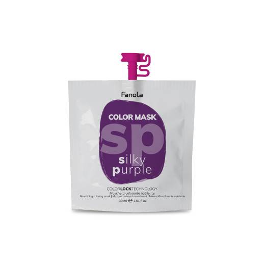 Masque colorant Color Mask silky purple de la marque Fanola Contenance 30ml