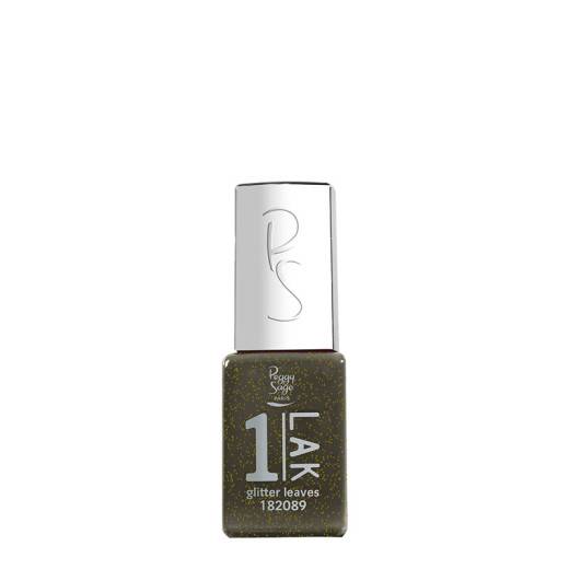 Mini vernis semi-permanent 1-LAK - Glitter leaves de la marque Peggy Sage Contenance 5ml