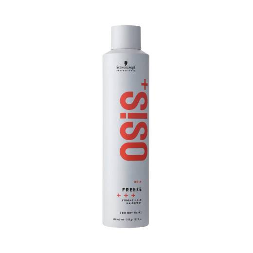 Spray fixation forte Osis+ Freeze de la marque Schwarzkopf Professional Gamme Osis+ Contenance 300ml