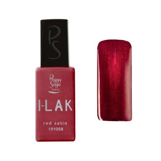 Vernis semi-permanent I-LAK - Red satin de la marque Peggy Sage Contenance 11ml