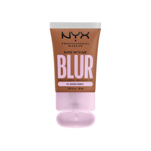 Fond de teint effet flouté Bare With Me Blur Warm Honey de la marque NYX Professional Makeup