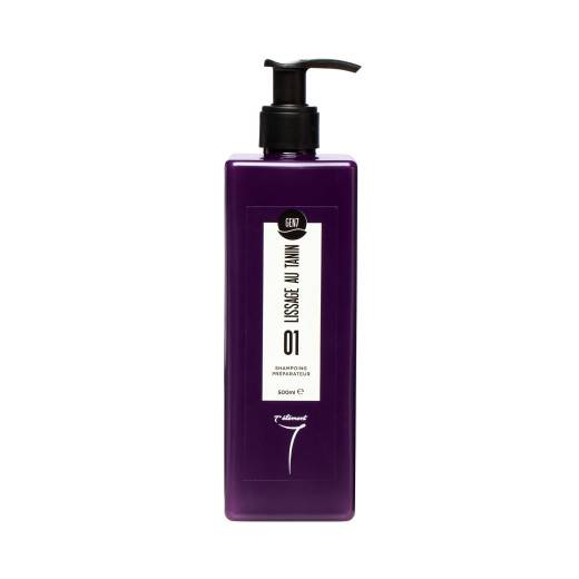 Shampooing préparateur GEN7 - Lissage au tanin n°1 de la marque 7eme élément Contenance 500ml