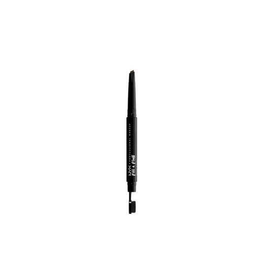 Crayon à sourcils double-embout Fill & Fluff Ash Brown 1.4g de la marque NYX Professional Makeup Contenance 1g