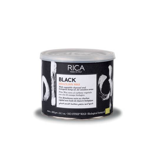 Cire brésilienne noire charbon végétal de la marque Rica Contenance 400ml