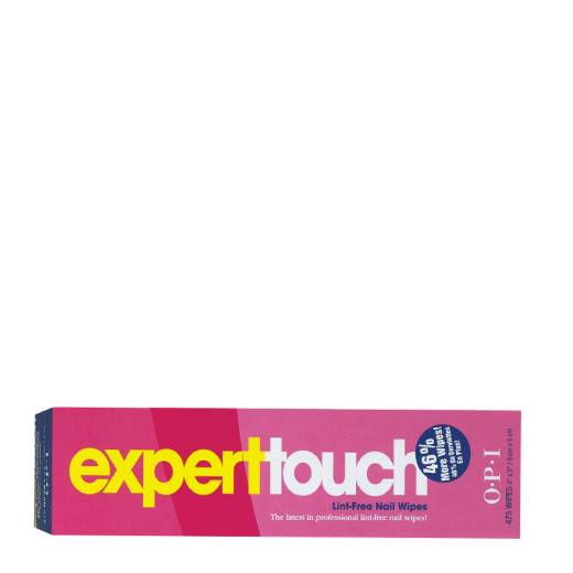 Lingette sans tissu ouaté Expert touch nail wipes x475 de la marque OPI