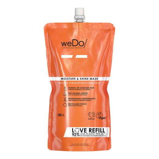 Masque vegan Hydratation et Brillance de la marque weDo Professional Gamme Hydratation et Brillance Contenance 500ml