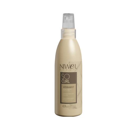 Spray hydratant sans rinçage Hydramist So Curl de la marque Niwel Beauty Contenance 200ml