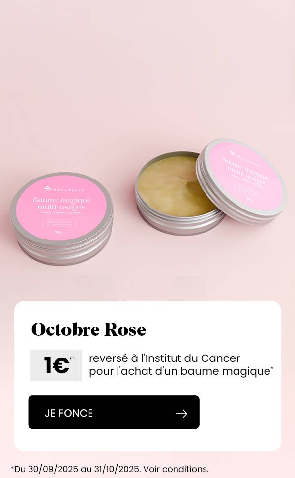 1€ reversé à l'Institut du Cancer pour l'achat de ce baume