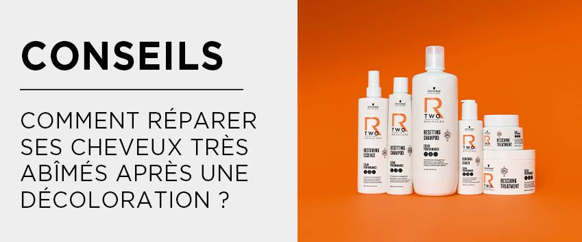 Soins pour cheveux décolorés avec BC Bonacure R-TWO