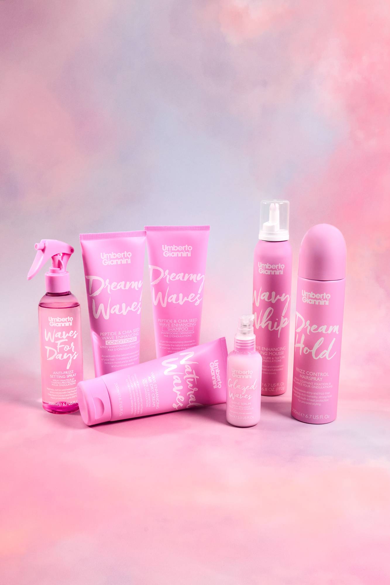 Gamme packshot groupe Dream Waves