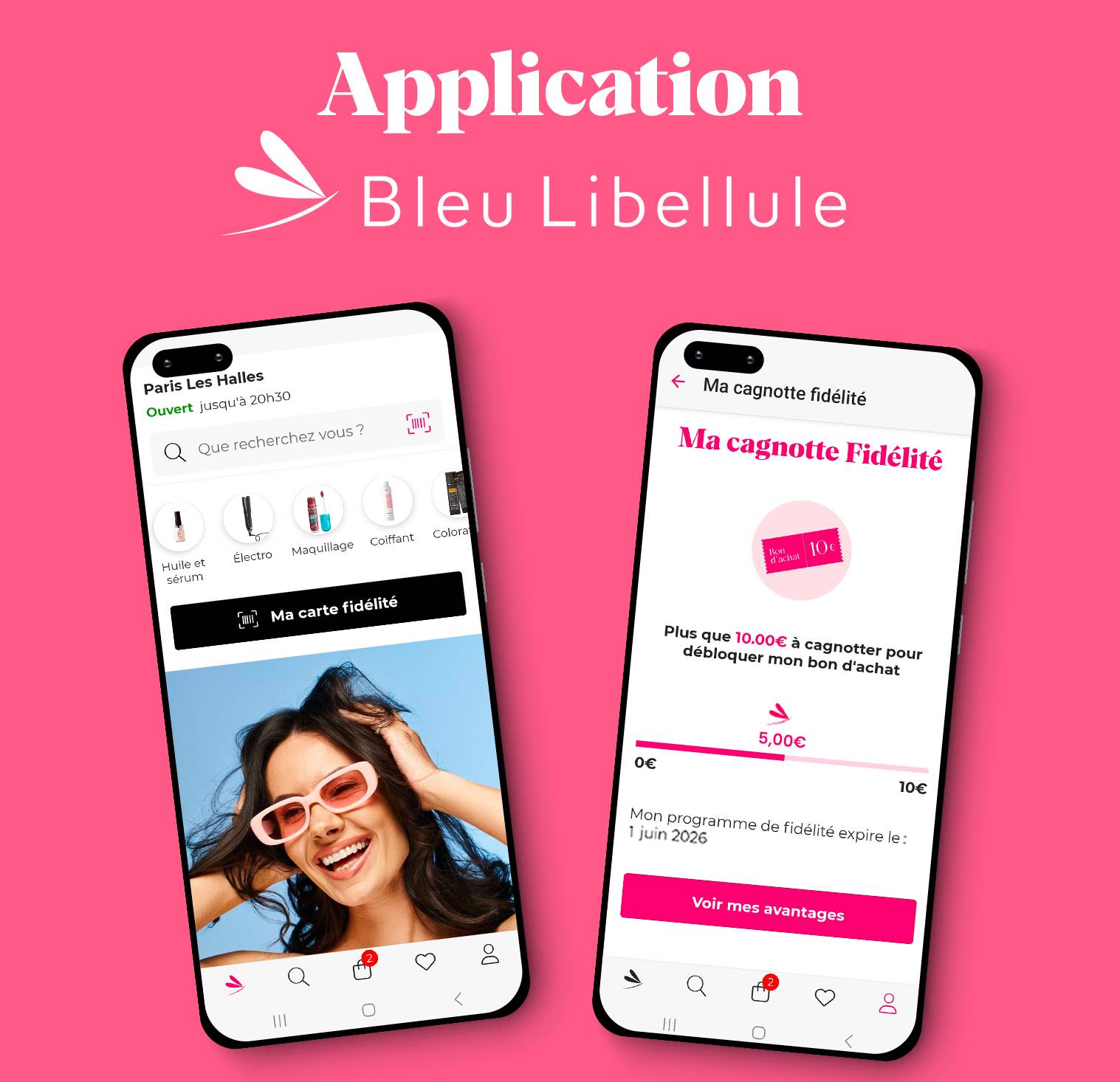 Application Bleu Libellule