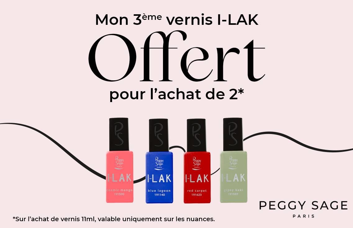 3+1 Sur les Vernis Semi I-Lak de Peggy Sage