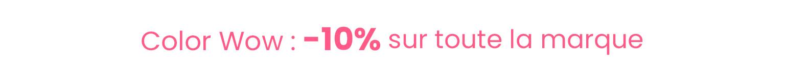 Offre Color Wow 