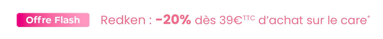 Redken : -20% dès 39€ d'achat
