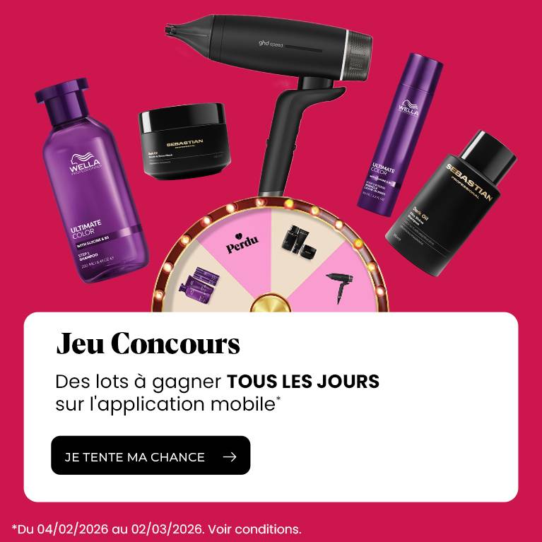 Jeu concours sur l'application mobile