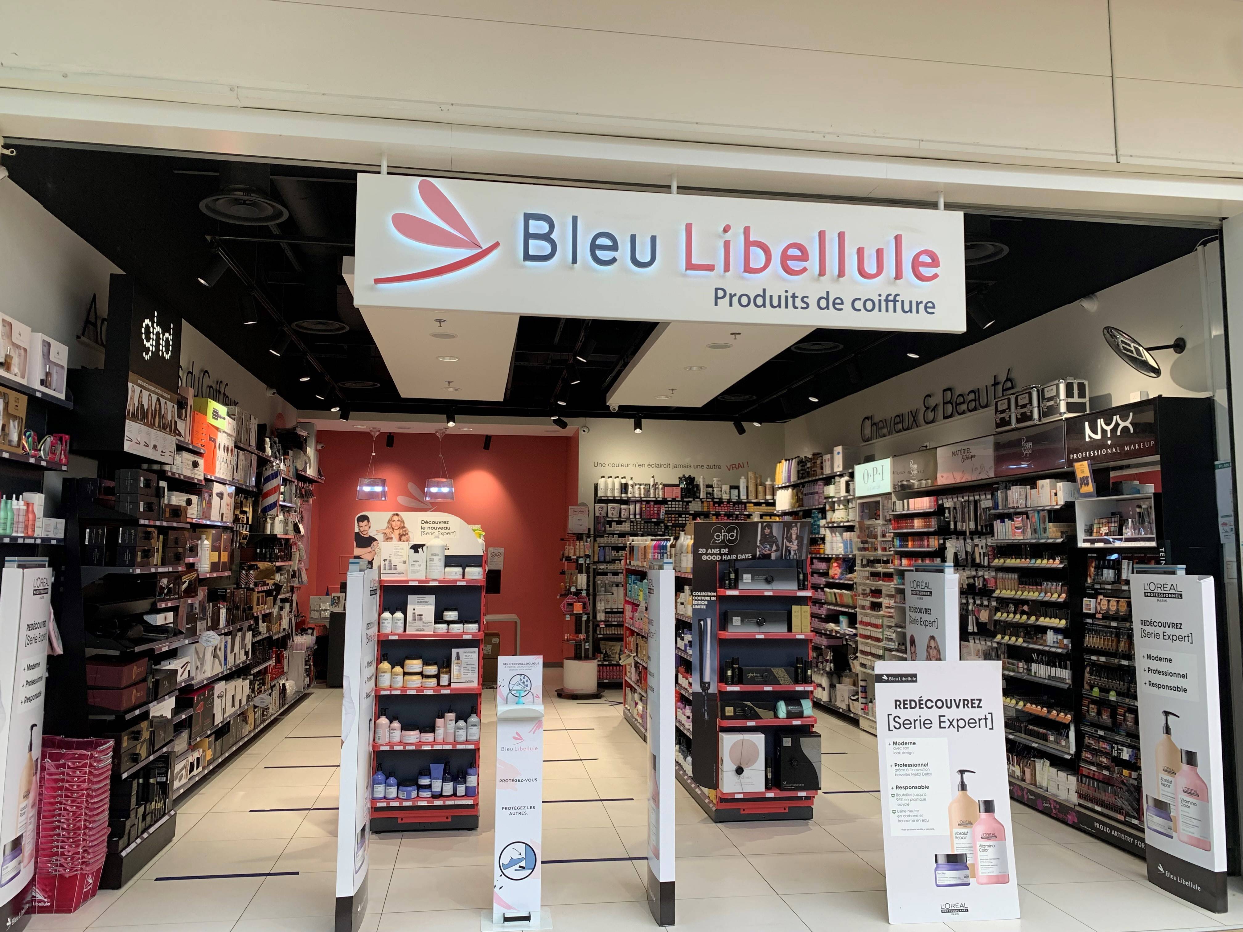 Bleu Libellule Moisselles, Magasins
