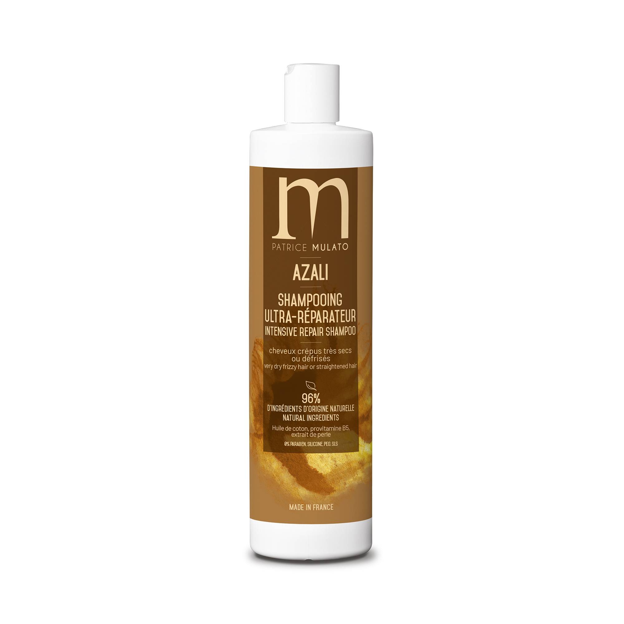 Shampooing Azali ultra repar. cheveux crepus tres secs de la marque Mulato Contenance 500ml - 1