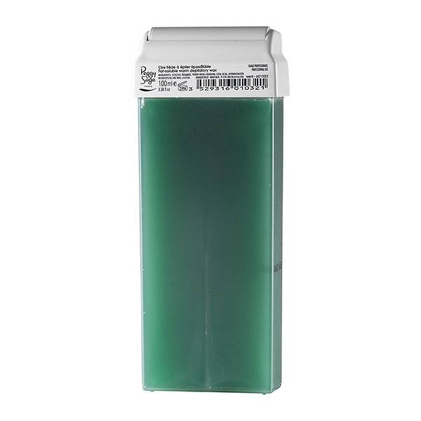 Cartouche de cire tiède liposoluble Verte de la marque Peggy Sage Contenance 100ml - 1