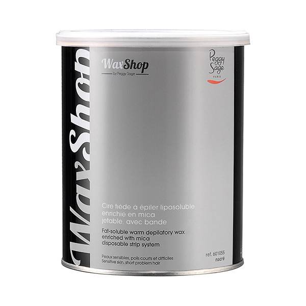 Cire tiède à épiler liposoluble Nacrée de la marque Peggy Sage Contenance 800ml - 1