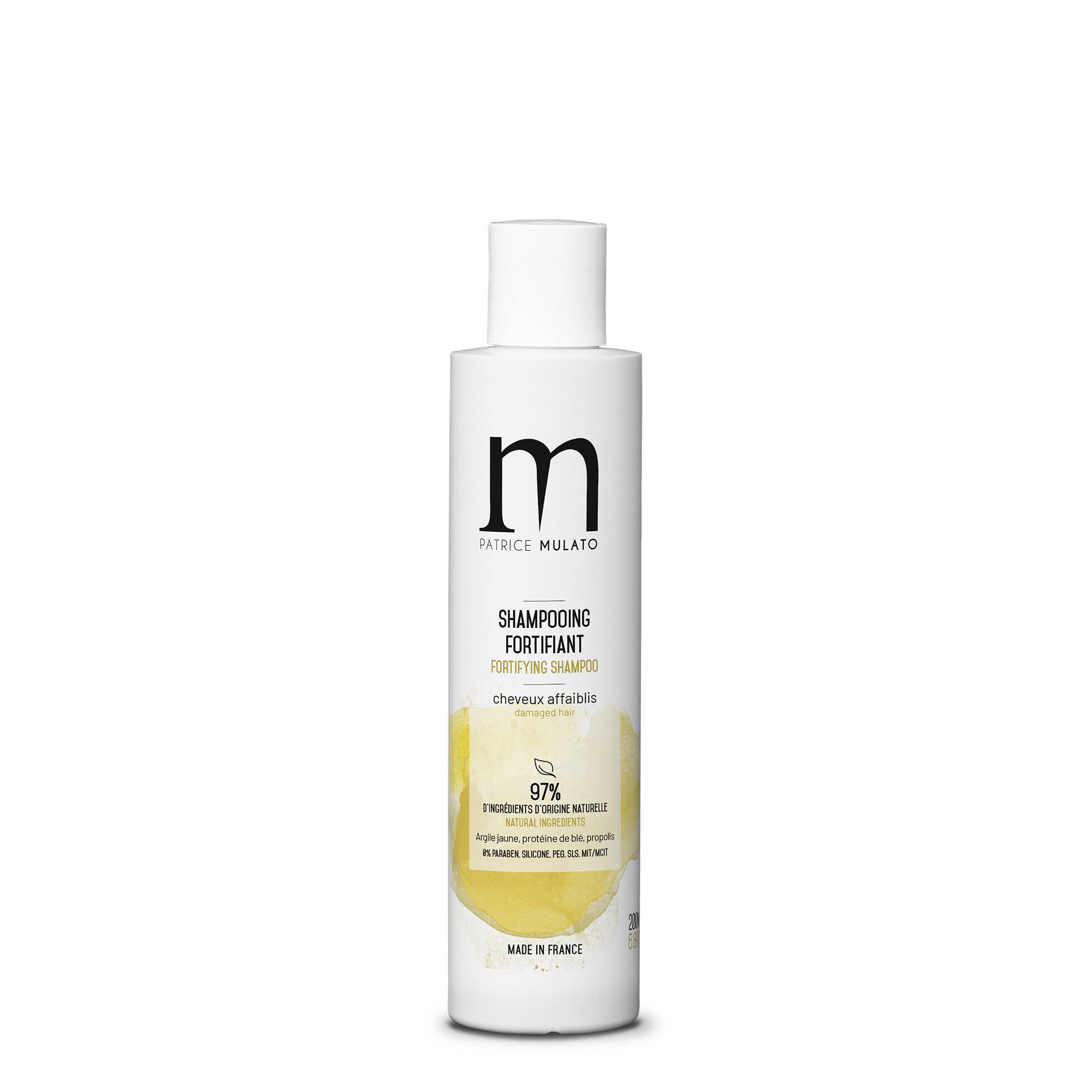 Shampooing fortifiant Traitant cheveux affaiblis de la marque Mulato Contenance 200ml - 1