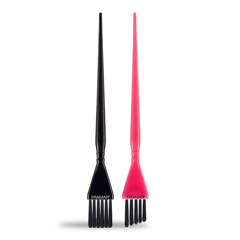 Lot de 2 pinceaux coloration de la marque Framar - 1