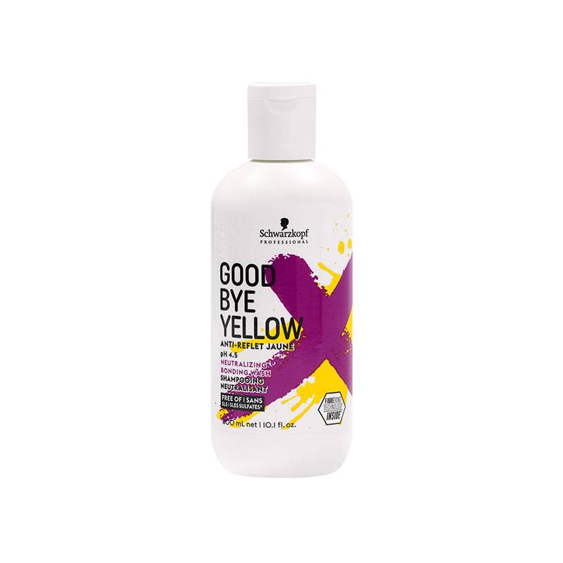 Shampooing neutralisant Goodbye Yellow de la marque Schwarzkopf Professional Contenance 300ml - 1