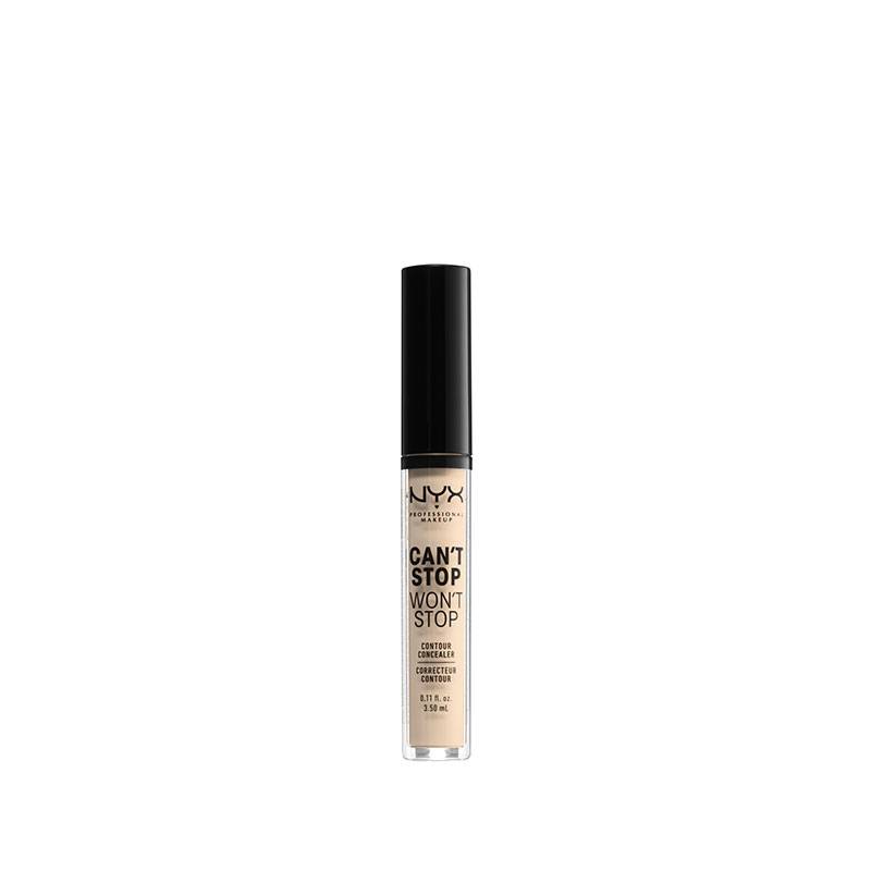 Anti-cernes & correcteur Can't stop won't stop Concealer Light ivory de la marque NYX Professional Makeup Contenance 3ml - 1