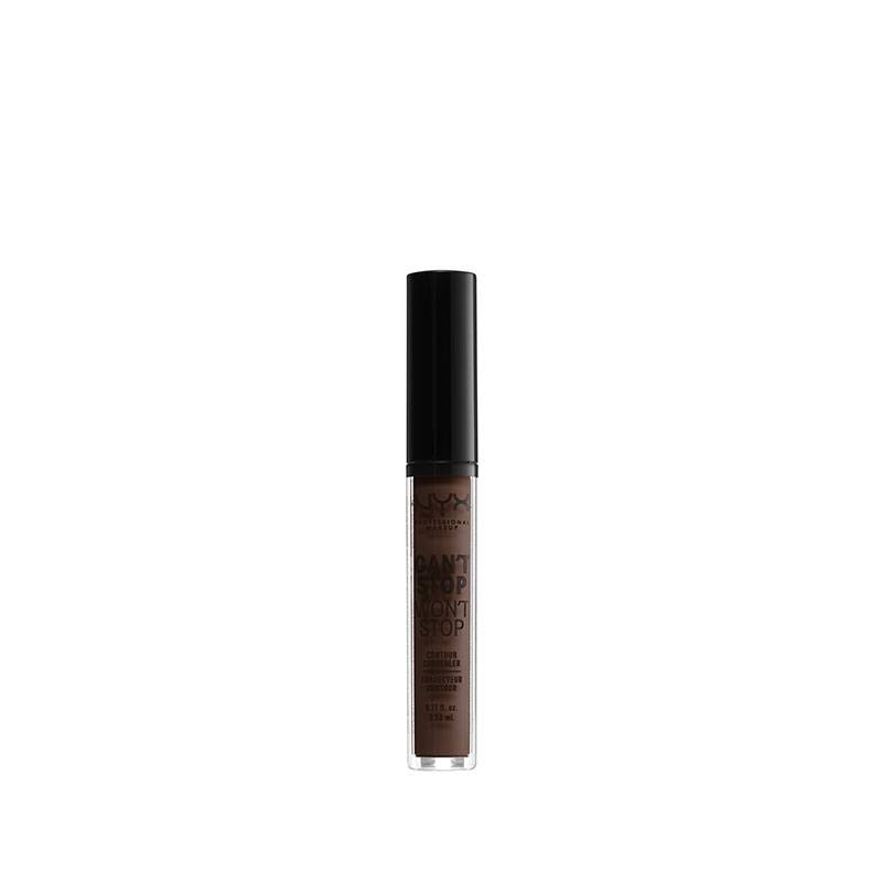 Anti-cernes & correcteur Can't stop won't stop - Deep Espresso de la marque NYX Professional Makeup Contenance 3ml - 1
