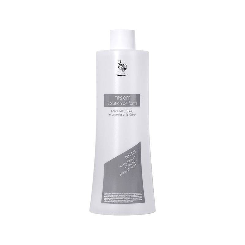 Tips Off - Solution de fonte pour ongles de la marque Peggy Sage Contenance 485ml - 1
