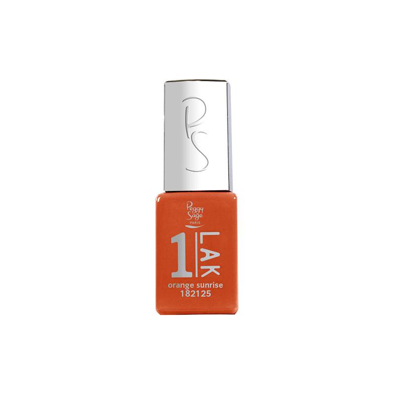 Mini vernis semi-permanent 1-LAK Orange Sunrise de la marque Peggy Sage Contenance 5ml - 1