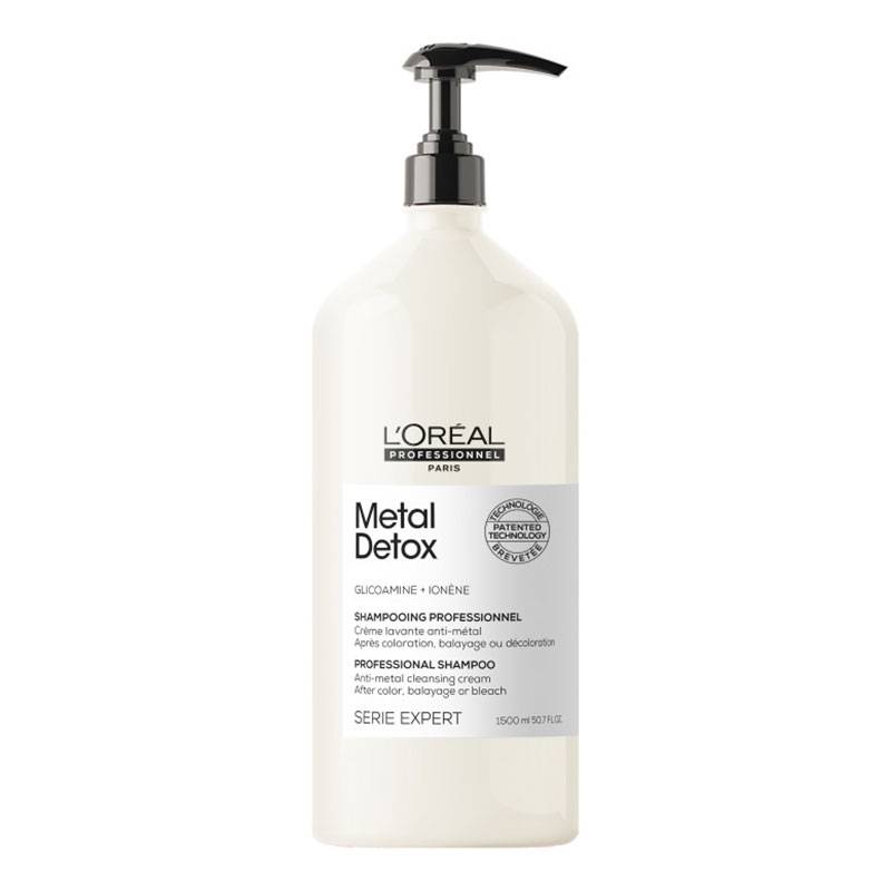Shampoing Metal Detox de la marque L'Oréal Professionnel Contenance 1500ml - 1