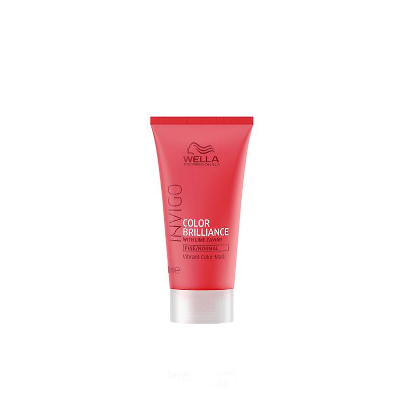 Masque couleur éclatante Color Brilliance cheveux fins à normaux Invigo de la marque Wella Professionals Contenance 30ml - 1