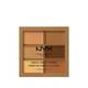 Palette correctrice anti-cernes et contour Deep 9g - 1 Palette correctrice anti-cernes et contour Deep 9g de la marque NYX Professional Makeup Contenance 9g - 1