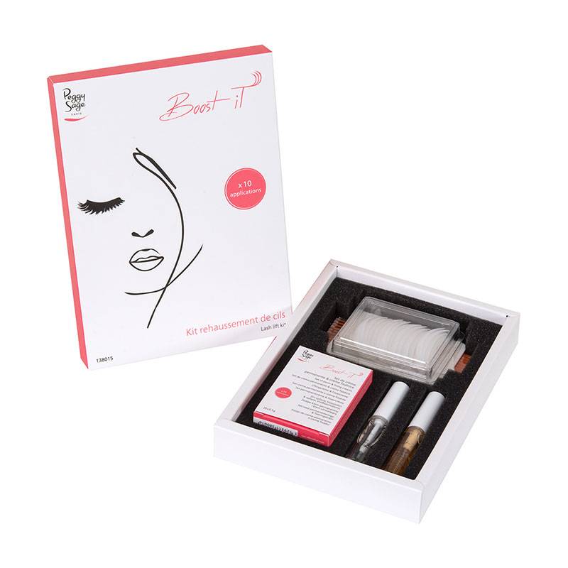 Kit rehaussement de cils complet Boost it (10 utilisations) Lash lift de la marque Peggy Sage - 1