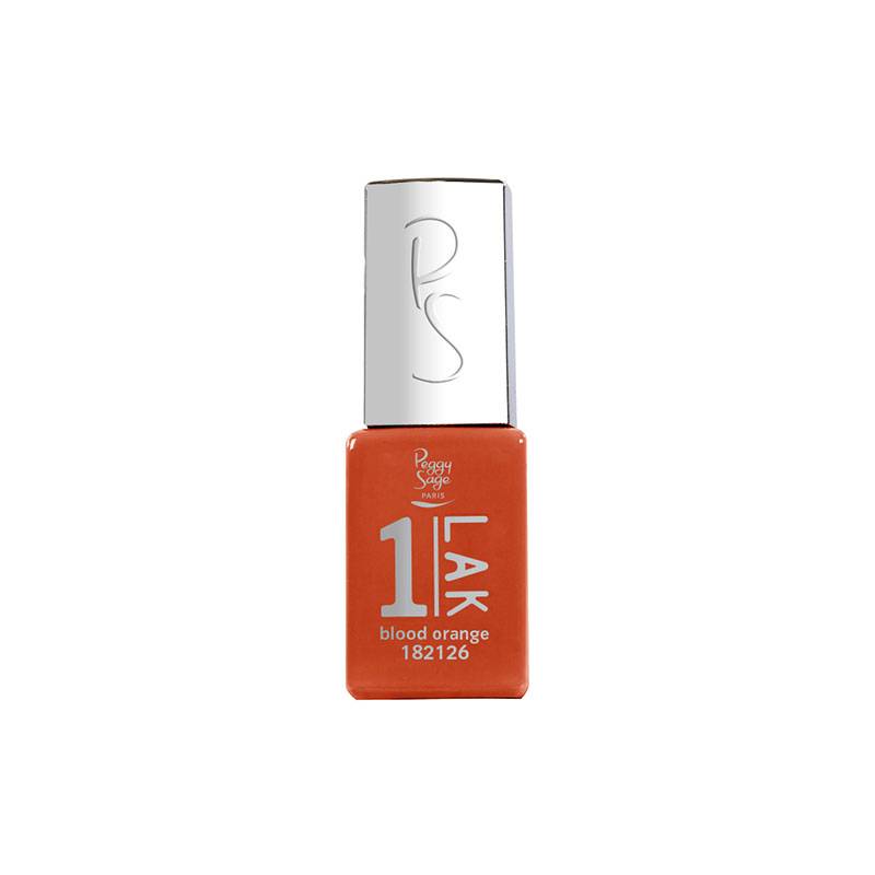 Mini vernis semi-permanent 1-LAK Blood Orange de la marque Peggy Sage Contenance 5ml - 1