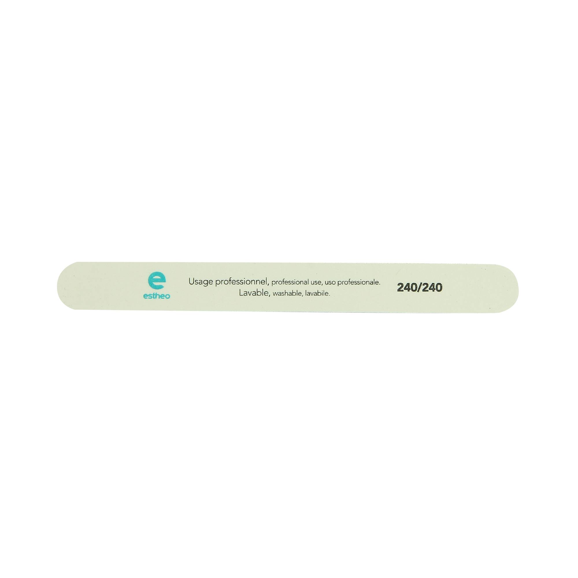 Lime à ongles droite 240-240 Blanche de la marque Estheo - 1