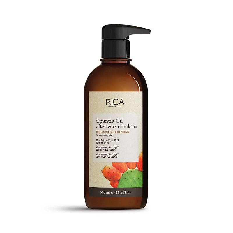 Emulsion post-épilation à l'huile d'Opuntia de la marque Rica Contenance 500ml - 1
