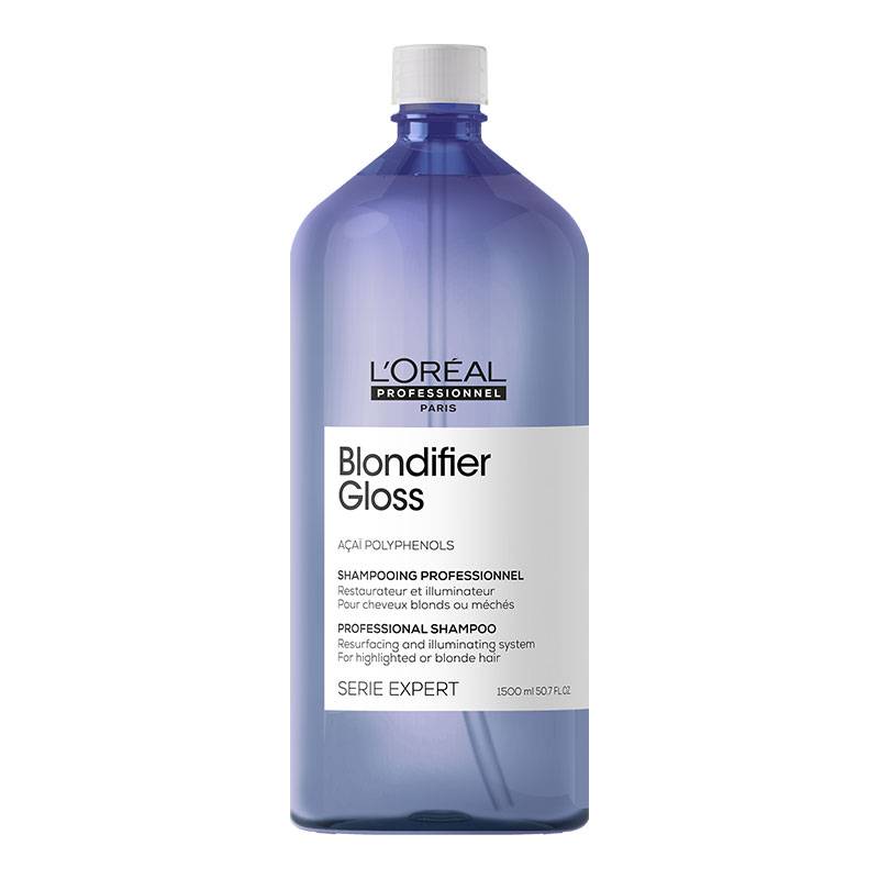 Shampoing cheveux Blonds Gloss Blondifier de la marque L'Oréal Professionnel Contenance 1500ml - 3